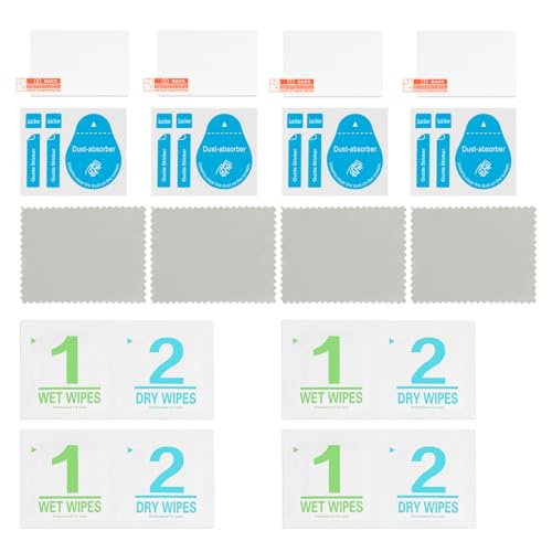 SMALLRIG A7IV ZV-E1 A7CII A7CR A6700 Displayschutzfolie für Sony Alpha 7 IV/Alpha 7C II/Alpha 7CR/6700/ZV-E1/FX2, Screen Protector Schutzfolie 0,4 mm ultradünnes gehärtetes Glas (4 Stück) – 3750B