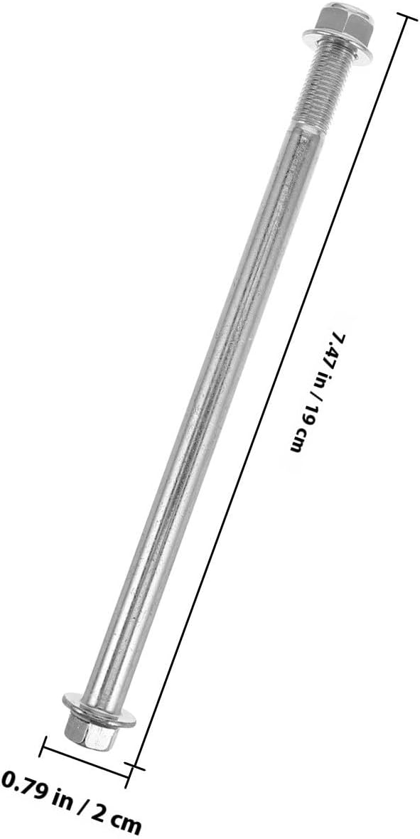 Didiseaon Engine Mount Bolt Replacement Kit with Precise Dimensions for Scooter Engine Metal Construction and Enhanced Performance , Silver Color and Hanger Shafts Replacement for Pit Dirt