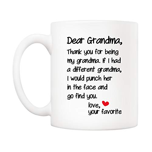 5Aup-Mothers-Day-Funny-Grandma-Coffee-Mug-Christmas-Gifts-from-Grandson-Granddaughter-Dear-Grandma-Thanks-for-Being-Love-Your-Favorite-Cups-11-Oz-Birthday-Present-Idea-for-Grandmother 5Aup Mothers Day Funny Grandma Coffee Mug Christmas Gifts from Grandson Granddaughter Dear Grandma Thanks for Being Love Your Favorite Cups 11 Oz Birthday Present Idea for Grandmother