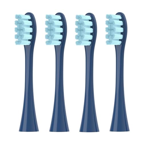 muyihui 4 �̎��u���V�w�b�h�����\ X/X PRO/ Z1/ F1/ One/Air 2 /SE/�\�t�g�уu���V�m�Y���p(4pcs blue)