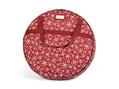 Red Snowflake Polyester