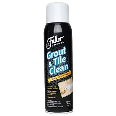 Fuller Brush Grout & Tile Clean - Easy Brush & Heavy Duty Cleaning Spray - Cleans Mold & Dirt Build Up In Shower, Tub & Tiled Bathroom/Kitchen Floor, Sink & Wall
