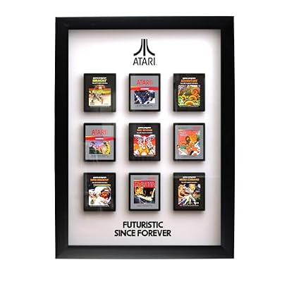 Ein stylischer 3D-Rahmen für Atari Videospielkassetten