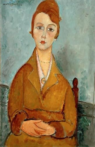 Affiche Toile la Jeune Lolotte Modigliani Décoration Murale Bureau Grand Format 60x90