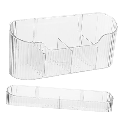 Happyyami 1 Set Wall Mounted Umbrella Holder Transparent Storage Rack for Entryway Easy Installation Umbrella Stand Space Saving Design