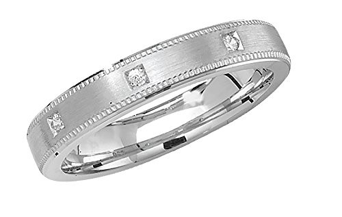 Alliance confort argent 3mm bague de mariage sans gêne ni griffes