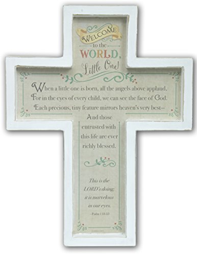 Abbey Gift Bienvenido a World Baby Cross