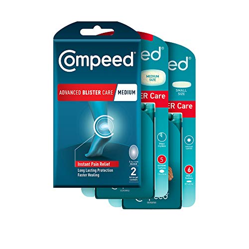 Compeed Blister Trio Pack (Sports 5 Count, Small 6 Count, Medium 2 Count)