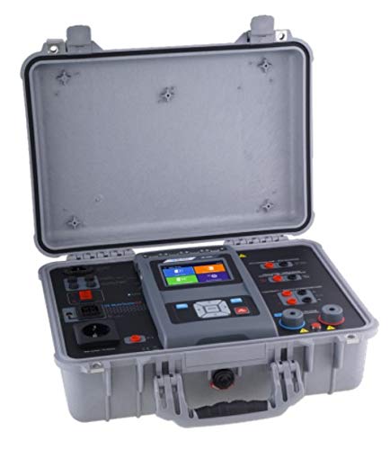 Metrel MI 3394 MultiTesterXA in its open protective case