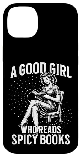 Custodia per iPhone 14 Plus Una brava ragazza che legge un libro piccante Smut Bookworm
