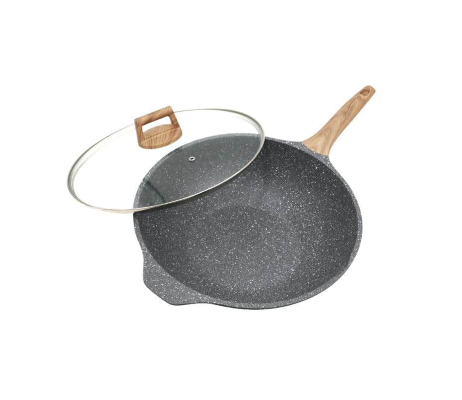 Poêle Wok 32cm qui ne colle pas pour cuire sans graisse - 2