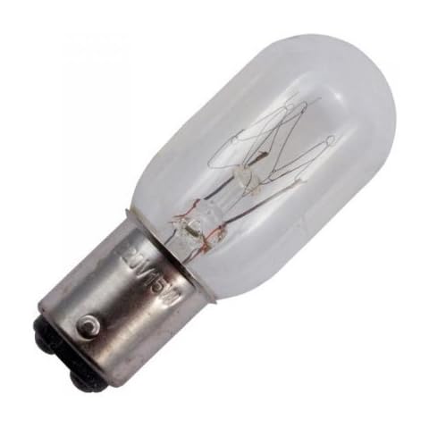 1 x bulb, sewing machine bayonet bulb, plug-In socket 15 W Cover