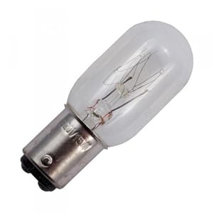 1 x gloeilamp/naaimachine lamp bajonet stekkerfitting/15 W