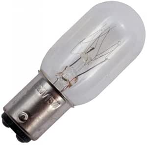 TEXTIMO x Glühbirne, Nähmaschinen-Bajonett-Glühbirne, Stecksockel 15 W ...