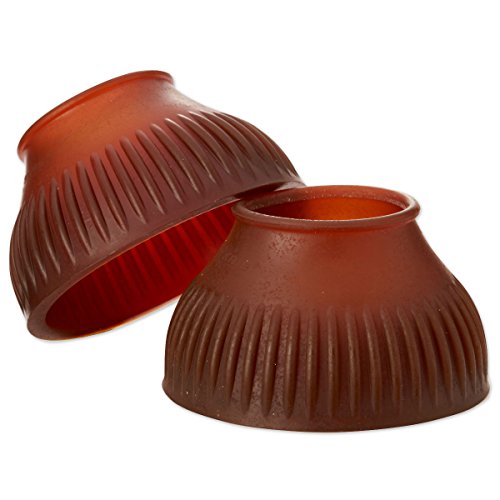 Centaur Double Thick Bottom Ribbed Bell Boots Transparent Gum Xlarge #TOP13