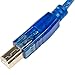 Seismic Audio SA-USBAB20, 20' HI-Speed USB Cable, USB 2.0, A to B Type Male USB