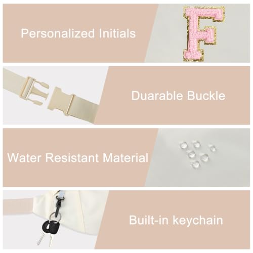 Image of MAXTOP Christmas Birthday Idea Gift for Daughter Sister Her,Trendy Stuff CrossBody Bag Fanny Pack for Women Men,Beige F