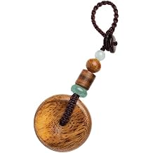 ENGENDER Keychain Agarwood Car Keychain Pendant Peace Handmade Rope Chain Jewelry, Backpack Key Decoration Key Chains
