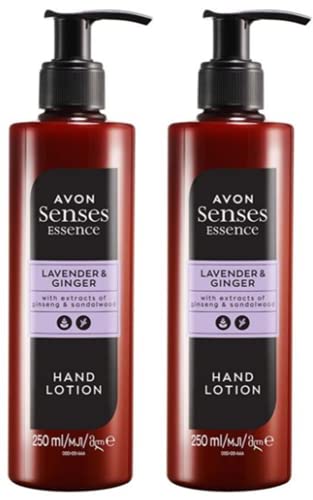 Senses Essence Lavender & Ginger Hand Lotion 250ml bottles