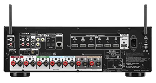 Denon AVR-S760H 7.2-Kanal AV-Receiver mit Dolby Atmos, DTS:X, 6 HDMI Eingänge und 1 Ausgang, 8K...