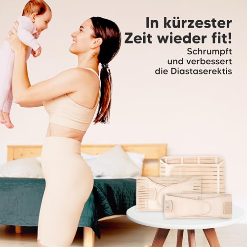 Foto von KeaBabies Revive 3 in 1 Postpartum Gürtel für Damen (Classic Ivory, M/L)