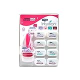 Schick Intuition Variety Pack ,1 Razor Handle with 9 Cartridges