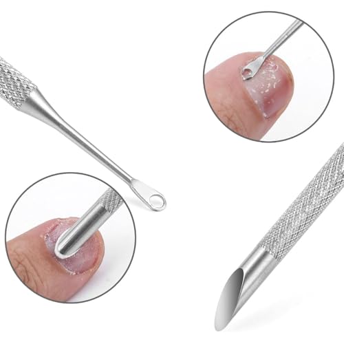 Doppelendig Nagelhautschieber Selbstklebend Schleifpapier Maniküre Set Nagelhautentferner Nagelschieber Sandpapier Nagelfeile Nail Art Cuticle Remover Nagelpflegeset Nailart Nagelhaut Entfernen Tools