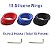 SUNGIFT Hook and Ring Toss Game for Adults and 12+ Kids, Fun Games for Family, Home, Party or Office, 18 Rings and Extra 2 Hooks