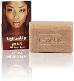 OMIC LightenUp, Exfoliating Soap - 200g / 7fl oz - Skin Brightening Soap, Cleansing Bar, Formulated to Fade Dark Spots, with Apricot, Glycerin, Coconut Oil