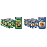 Amy’s Vegan Soup Bundle, Gluten Free, Organic: 12 Rustic Italian Vegetable (Mushrooms, Brown Rice & Beans, 14 oz) + 12 Hearty French Country Vegetable (Organic Rice & Herbs, 14.4 oz), 24 Cans Total