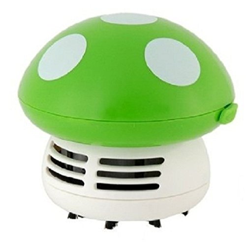 Makhry Mushroom Shaped Mini Vacuum Cleaner (Green)