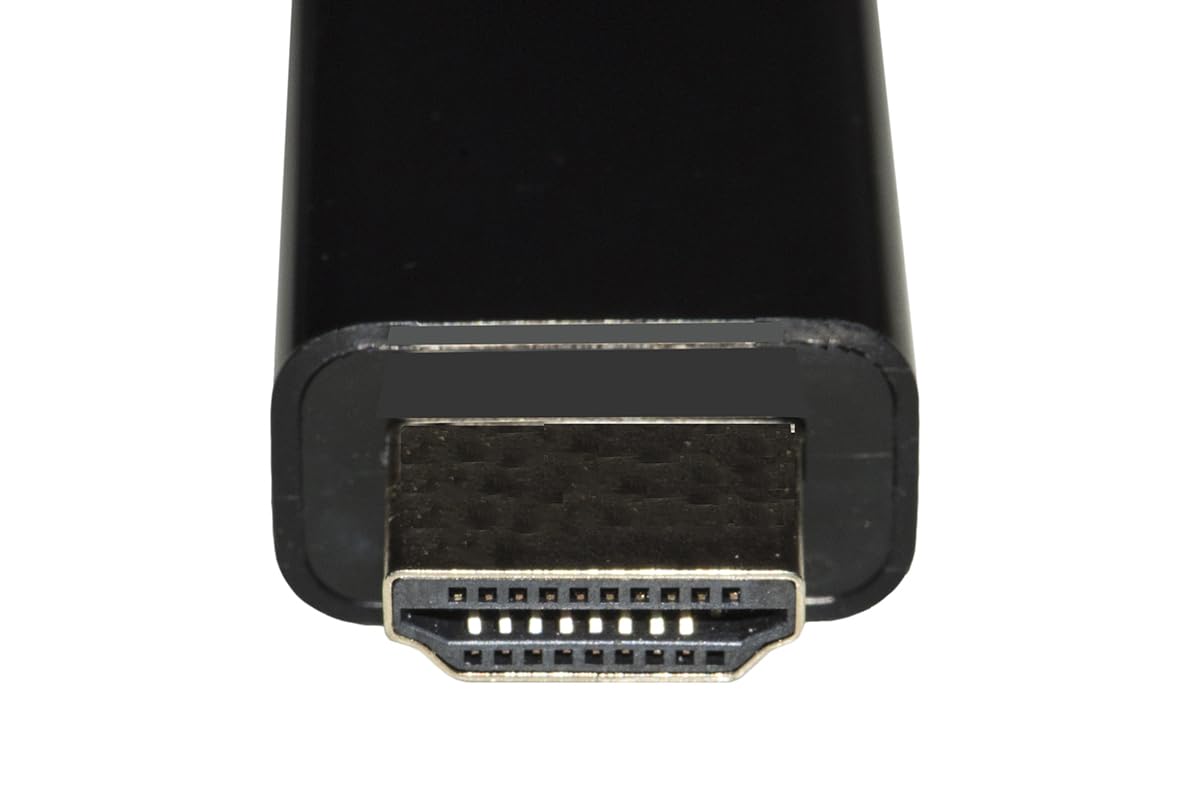 LINK LKCDPH142103 Lot de 3 câbles DisplayPort 1.4 → HDMI 1m - Contacts dorés, 4K×2K 60Hz, 18Gbps, HDR, RGB 4:4:4, Double Blindage - Compatible PC, ordinateur portable, moniteur, HDTV