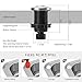Garbage Disposal Air Switch Kit Sink Top Waste Disposal Stainless Steel Polished On/Off Air Button Food and Waste Disposals Part by Etoolcity, UL Listed