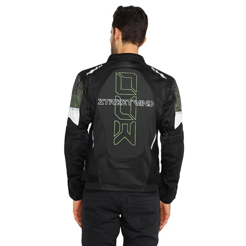 Image of Royal Enfield STREETWIND ECO 3 RIDING JACKET (Size: L) - JRA250004-GREEN