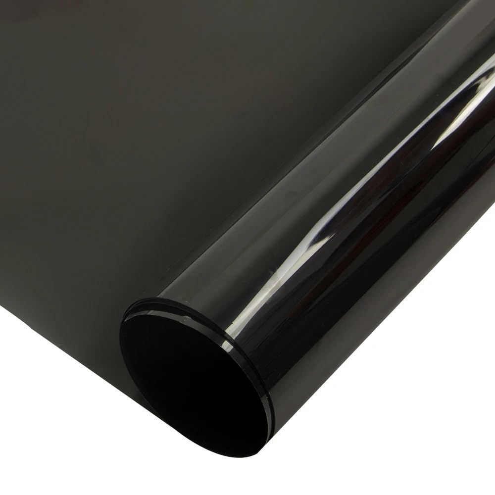 Pellicola Oscurante Vetri Auto Pellicola for vetri Auto Nera, Pellicola for vetri Auto Anti UV Pellicola Oscurante per Vetri Auto(50cmx600cm)