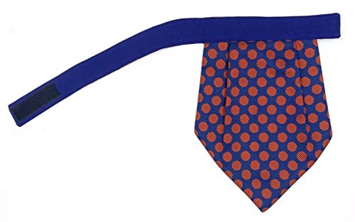 Image of formal cravat set for men with pocket square Men's Cravat Necktie, Self Design Microfiber Dark Multi color Free Size