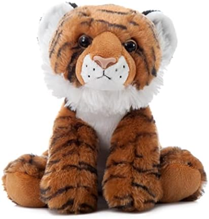 The Petting Zoo Tiger Stuffed Animal, Gifts for Kids, Wild Onez Zoo Animals, Tiger Plush Toy 8 inches