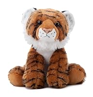 The Petting Zoo Tiger Stuffed Animal, Gifts for Kids, Wild Onez Zoo Animals, Tiger Plush Toy 8 inches