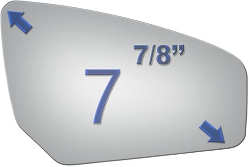 Miniatura 2 de Espejo lateral para Nissan Sentra Passenger lado derecho derecho convexo 2007, 2008, 2009, 2010, 2011, 2012, Nissan Sentra Passenger Right Side RH