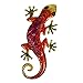 YARNOW 1 pièce en métal Gecko - Décoration murale 3D - Décoration murale - Décoration de jardin - Décoration murale - Décoration murale - Décoration murale - Décoration murale - Pour jardin, salon