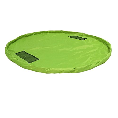 green LKQBBSZ Portable Kids Toy Storage Bags and Play Mat Toys