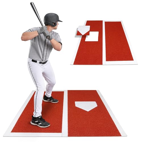 GoSports Baseball/Softball Turf Batting Mat - 6 ft x 5.5 ft...