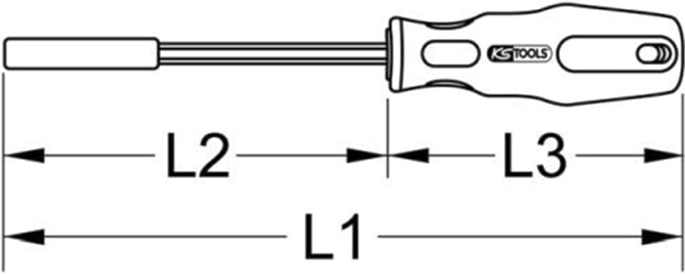 ERGOTORQUEplus 1/4" bit screwdriver 205mm