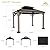SOLUMIA 10'x12' Wood Gazebo, Outdoor Hardtop Gazebo Cedar Double Roof Permanent Pavilion with Galvanized Steel for Patio Backyard and Garden, Weather-Resistant and Spacious