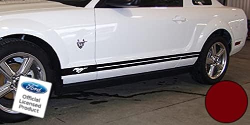 Vista 11 de Decal Mods Adhesivos de rayas laterales para puerta de panel basculante para Ford Mustang Blanco - RAA - CW