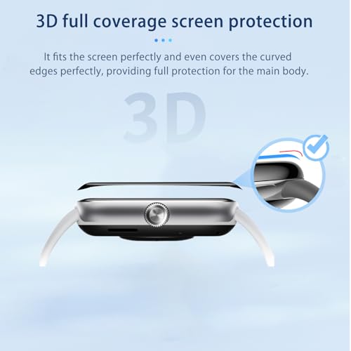 NOUKAJU [4pack] Screen Protector for Motorola Moto Watch Fit, SmartWatch Protector,PMMA Material,Scratch-Resistant,Screen Protector for Moto Watch Fit(Non-Tempered Glass) by NOUKAJU - Used condition - Image 3