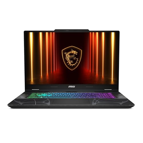 MSI Cyborg 17 17.3" FHD 144Hz Gaming Laptop: Intel Core 7-240H, NVIDIA Geforce RTX 5060, 16GB DDR5, 1TB NVMe SSD, Type C, Wi-Fi 6E, Win 11 Home: Translucent Black B2RWFKG-074US