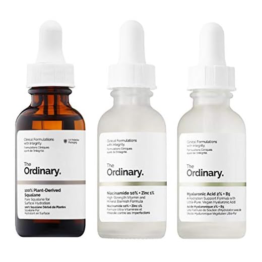 The Ordinary Face Serum Set! 100% Plant-Derived Squalane Prevent Ongoing Loss Of Hydration! Niacinamide 10% + Zinc 1% Reduces Skin Blemishes! Hyaluronic Acid 2% + B5 Enhanced Hydration!