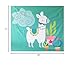 Geepro Llama Cactus Decor Wall Hangings Tapestry Bedroom Velvet Wall Blanket for Kids 59 x 51 inches (Teal)