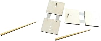 Replacement Part for Clock Suspesion Spring Set of 2 Plus Tapered pins DIY Clock Assembly Kit Build Repair with Durable Parts and Precision Tools